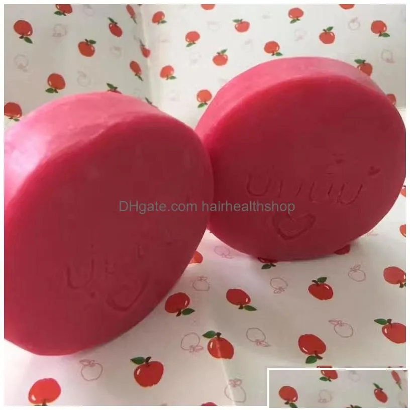 Handmade Soap Bumebime Handwork Whitening Soap With Fruit  Natural Mask White Bright Oil Drop Delivery Health Beauty Bath Bod Dhnhv