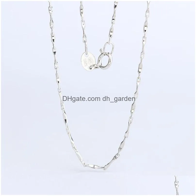 factory direct sales s925 silver dollar treasure chain fashion pure silver necklace korean silver jewelry chain wholesale chain