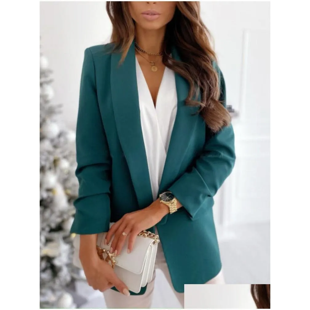 womens suits blazers spring and summer ol temperament professional slim suit jacket ladies tops blazer women black blazer women