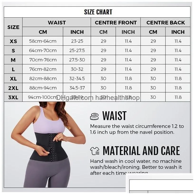 Waist & Tummy Shaper Waist Tummy Shaper Trainer Body Shapewear Women Slimming Sheath Woman Flat Belly Girdle Postpartum Wrap Belt Faja Dhmvs