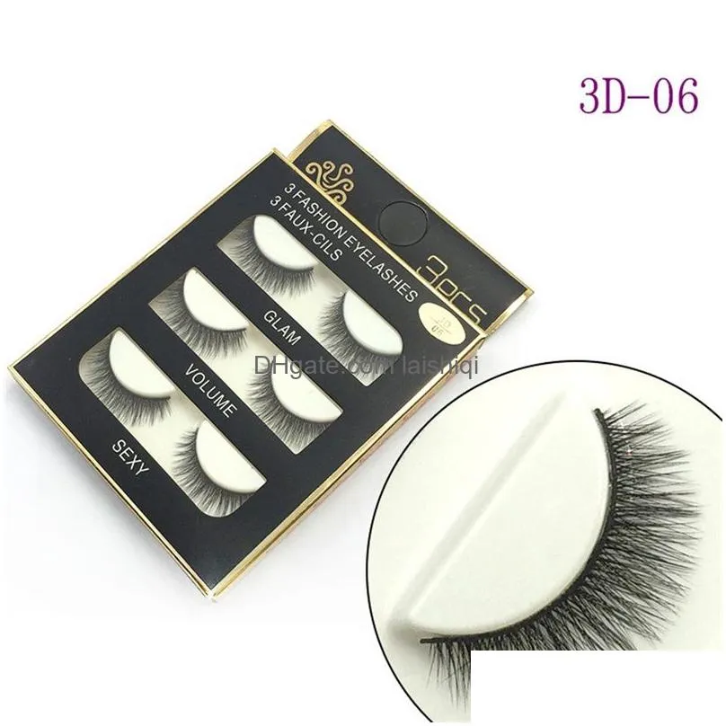 3d false eyelashes 16 styles handmade beauty thick long soft lash fake eye lashes eyelash sexy 30010783983864