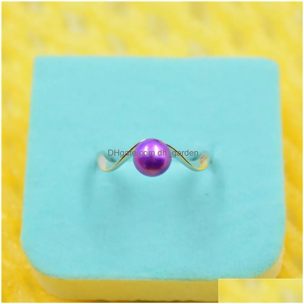 s925 sterling silver new kind of korean pearl ring mount with various styles and various choices ps4mjz051