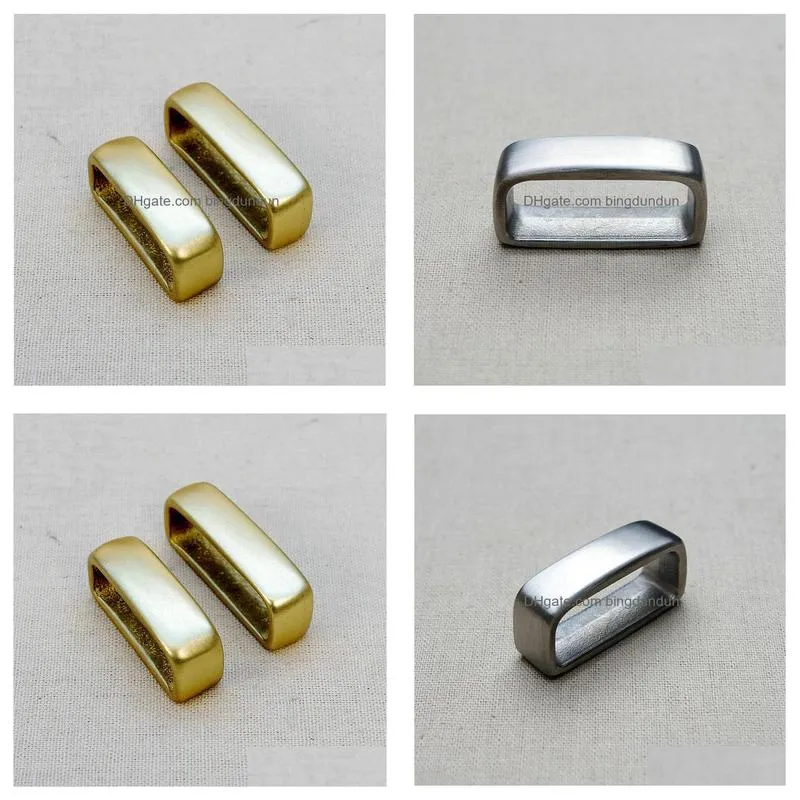 Other Home & Garden Metal Buckle Creative Brass Belt Ring Diy Handmade Bag Hardware Part Leather Grommets Home Garden Dhhko