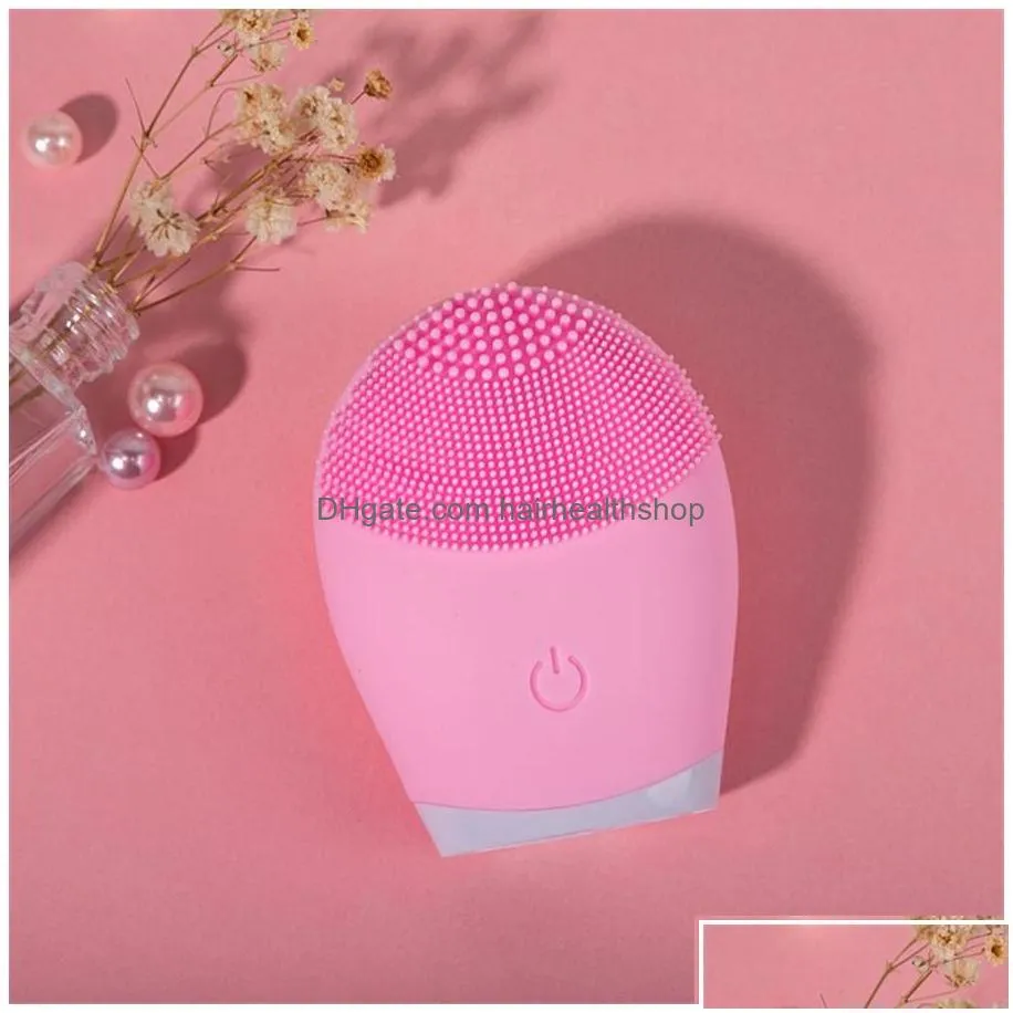 Cleaning Tools & Accessories Electric Face Cleansing Brush Waterproof Deep Pore Facial Clean Sile Cleanser Mas Skin Care Xbjk2006 Drop Dhj8Z