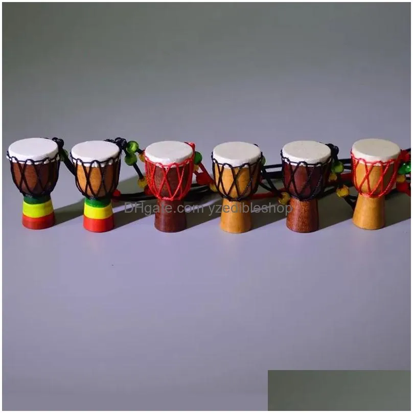 pendant necklaces mini jambe drummer for sale djembe percussion musical instrument necklace african hand drum jewelry accessries