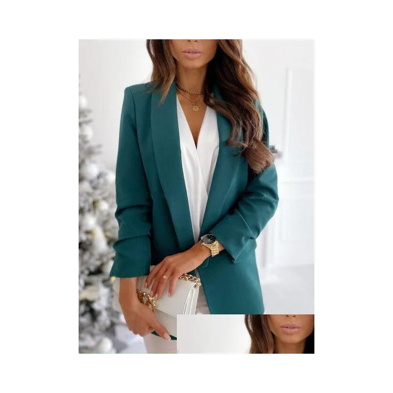 womens suits blazers spring and summer ol temperament professional slim suit jacket ladies tops blazer women black blazer women