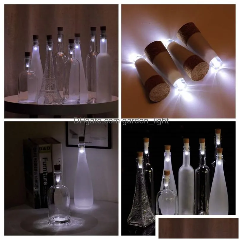 bottle lights led night light usb rechargeable cork shape craft lights for wine bottles party decor lamp