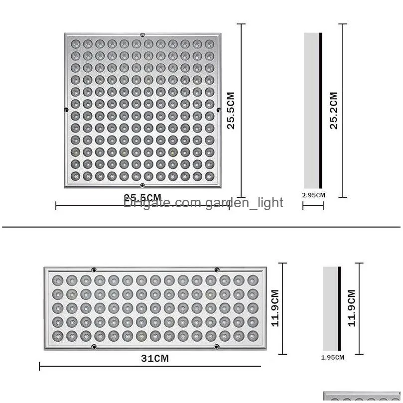 led grow light 25w 45w full spectrum panel ac85-265v greenhouse horticulture growth lamp for indoor plant flowering grown