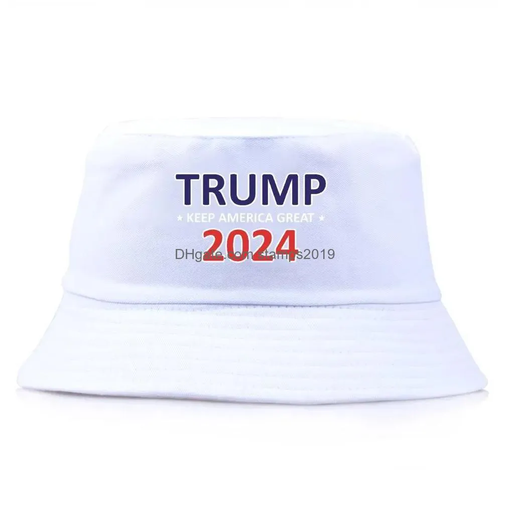trump 2024 hat bucket sun cap usa presidential election fisherman hats elections baseball caps save america again 