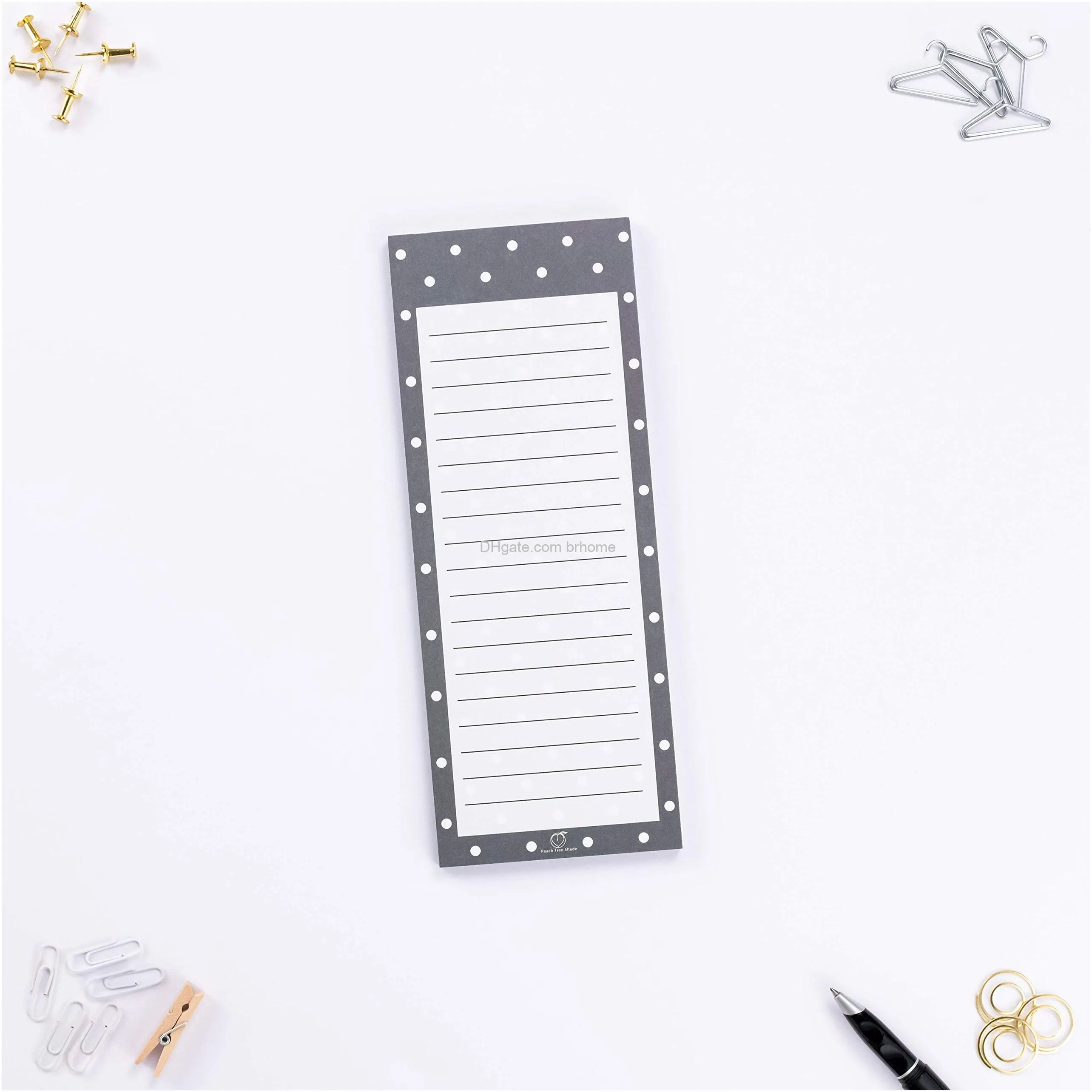 magnetic notepads 60 sheets per pad 3.5 x 9 inches for fridge kitchen shopping grocery todo list memo reminder note book stationery inknotes