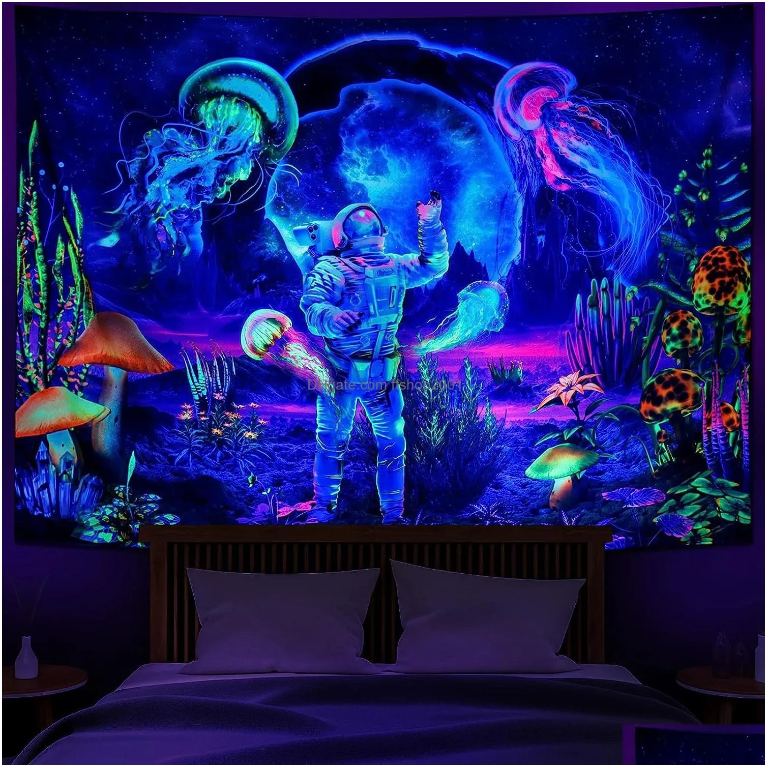 custom 130x150cm wall tapestry art large mysterious tapestry wall hanging tapestry for bedroom decoration
