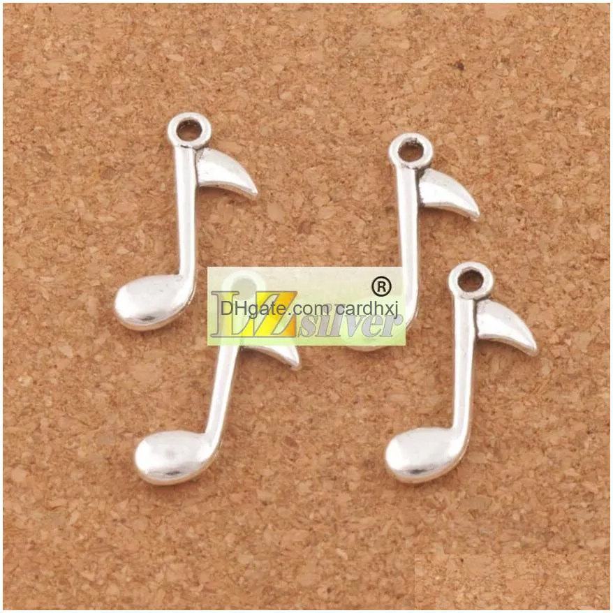 Charms Eighth Note Music Charms Pendants 150Pcs/Lot 23.2X14.8Mm Antique Sier Jewelry Diy L238 Mic Sell Jewelry Jewelry Findings Compon Dhzlo