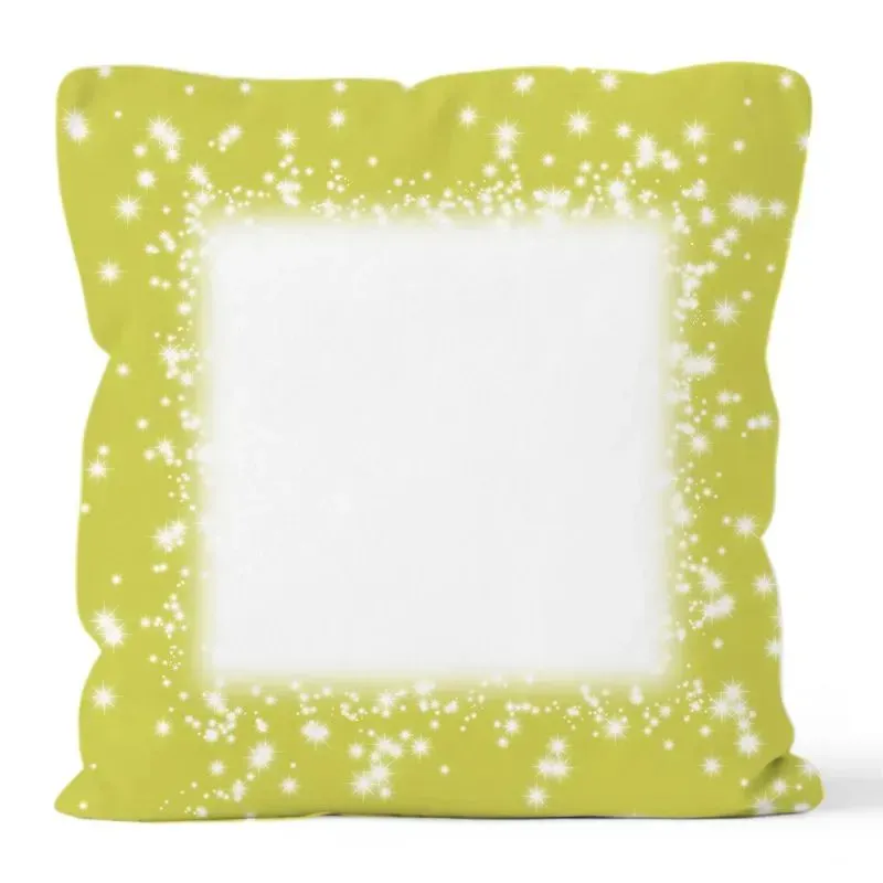 Sublimation pillow case Blending Polyester short plush pillow cover heat transfer throw sofa pillowcases Z11
