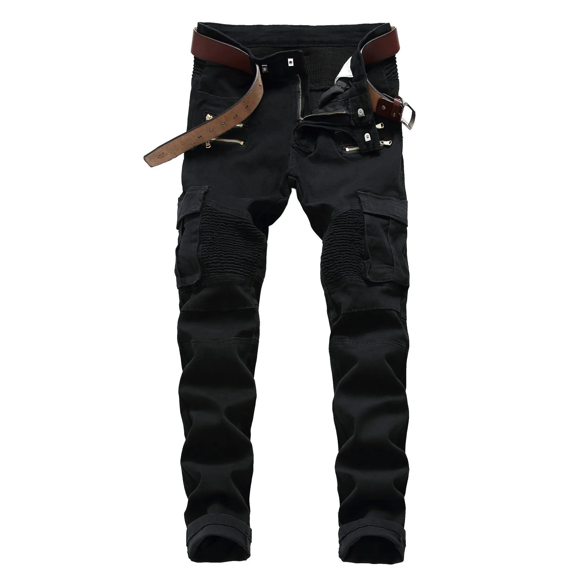 Men`S Jeans Mens Died Ripped Skinny Jeans Fashion Men Slim Motorcycle Moto Biker Causal Denim Pants Hip Hop Jeans2961 Apparel Men`S Cl Otizo