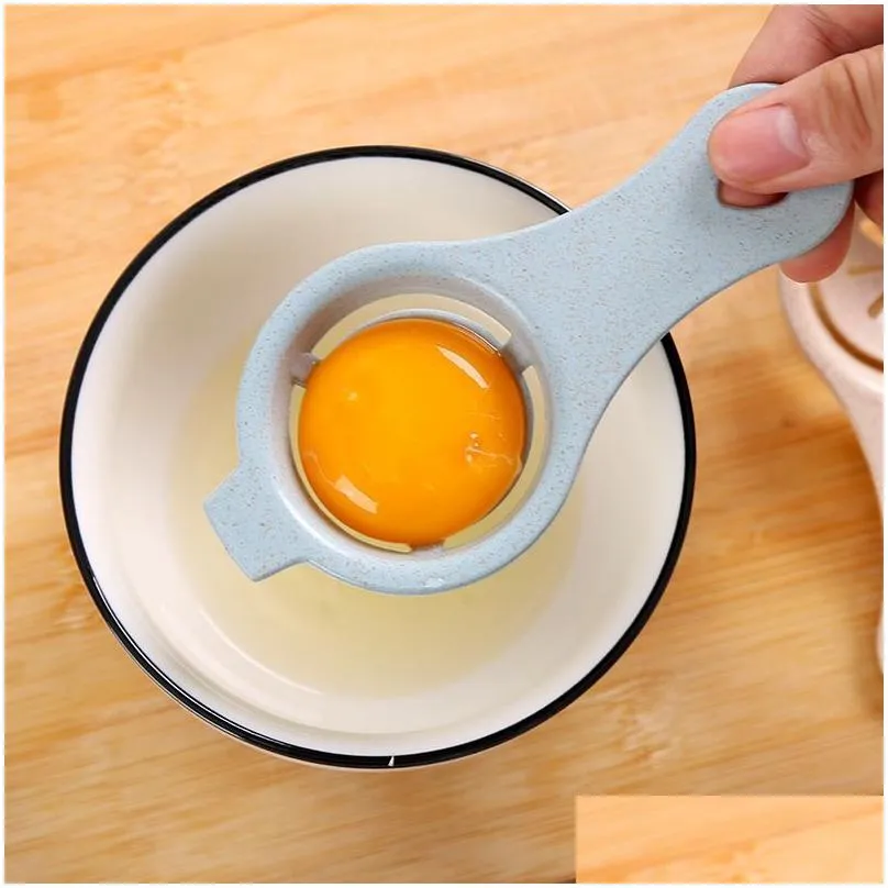 Egg Tools Egg White Separator Household Yolk Filter Convenient Kitchen Baking Gadget Home Garden Kitchen, Dining Bar Kitchen Tools Otqqj