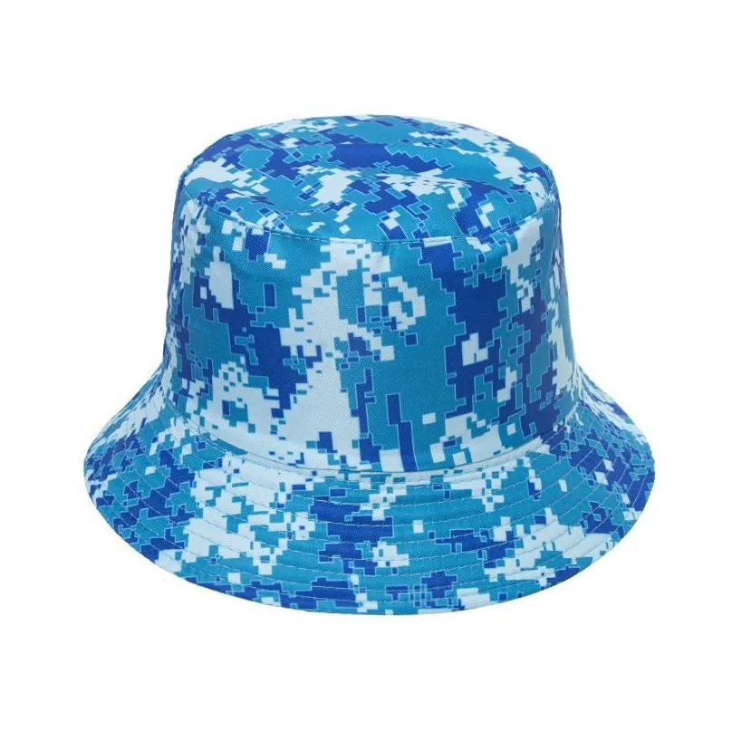 Wide Brim Hats Sunshade Bucket Hat Beach Fisherman Cap Women Visor Hats Outdoor Mens Caps Camouflage Basin Panama Fashion Accessories Otpoi