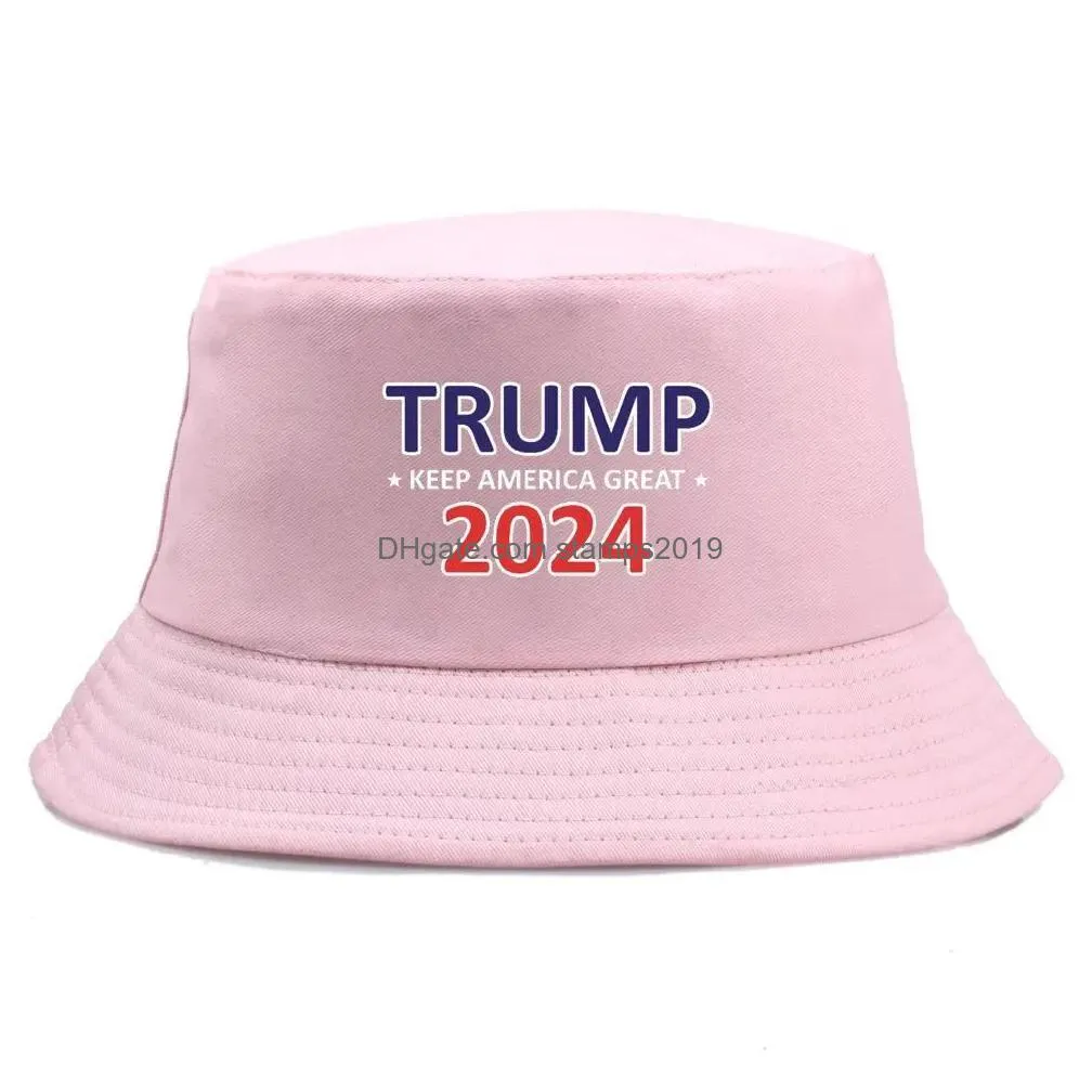 trump 2024 hat bucket sun cap usa presidential election fisherman hats elections baseball caps save america again 