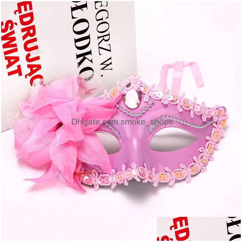 halloween princess mask masquerade ball lily mask party princess sexy dress mask