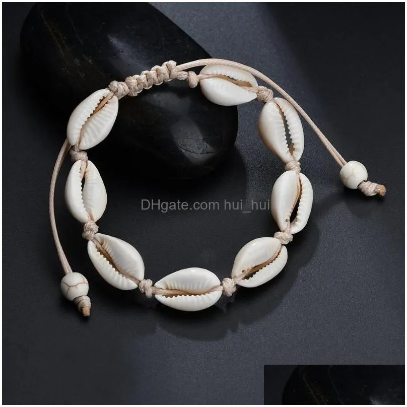 anklets sea shell ankle bracelet for women anklet jewellery beach boho accessories ancle bracelets foot cheville bijoux femme