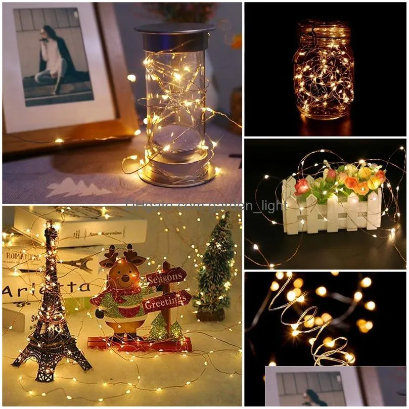 sound activated led music string light 10m 12mode waterproof copper wire twinkle light for party christmas wedding decor