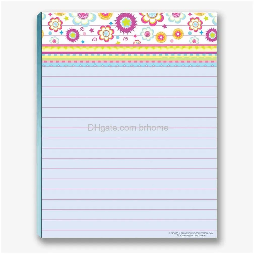 fun pattern designs pads usa made 4 assorted notepads shopping list teachers home office small gift usa made