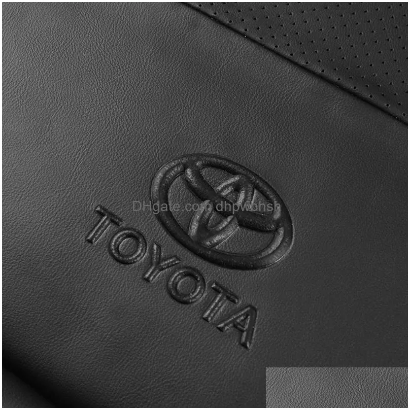 car seat cushion for  logo camry avalon highlander corolla ralink rav4 auto parts comfort luxury nappa leather seater cover