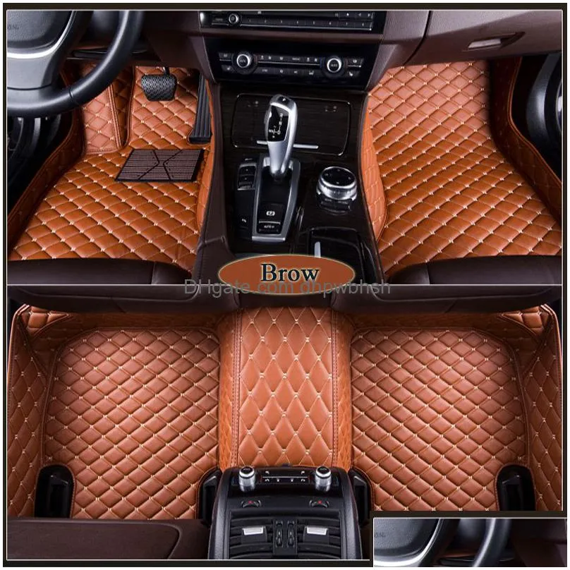 car floor mats fit volkgen beetle cc eos golf jetta passat tiguan touareg sharan polo touran lavida vw multivan car-styling