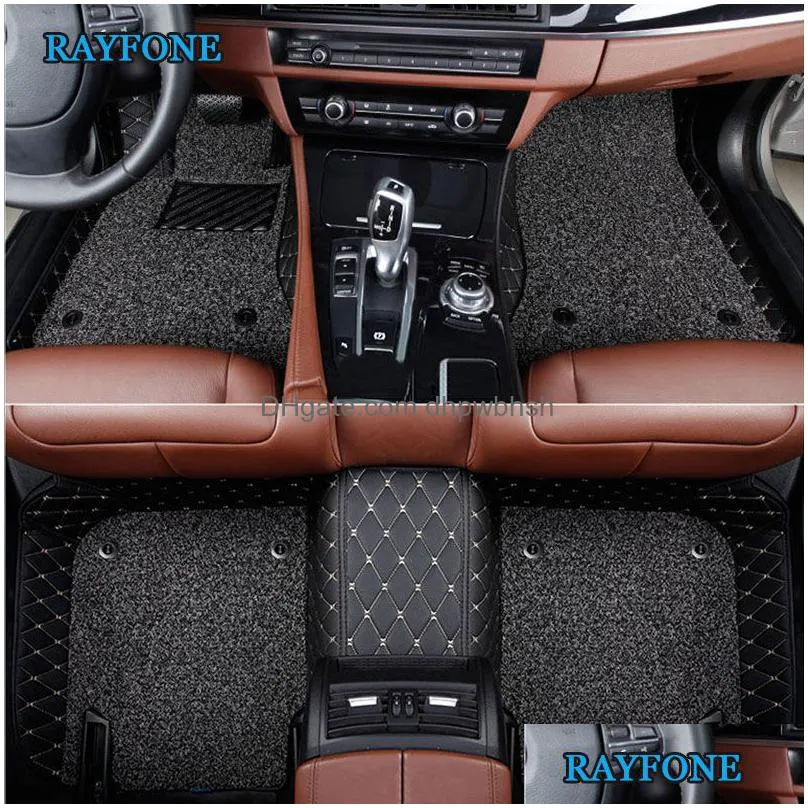 premium custom fit car floor mats for honda accord civic city vezel crosstour crz crv urv xrv hrv 3d carpet floor liner car-styling