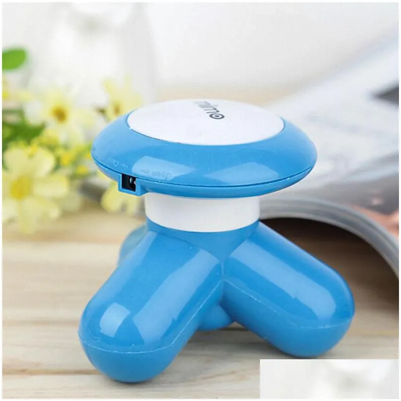 multi-color mini electric handled wave vibrating massager usb battery full body massage cute mini electric massager