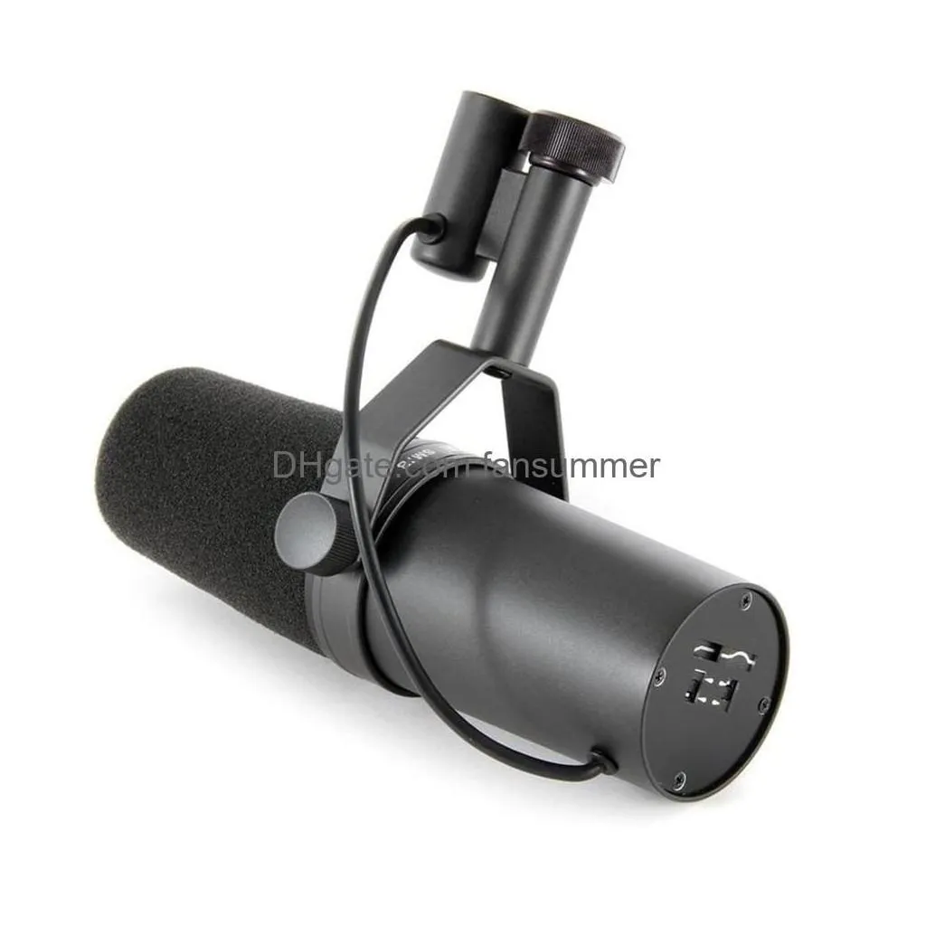 high quality cardioid dynamic microphone sm7b 7b studio selectable frequency response for  live stage recording drop delivery