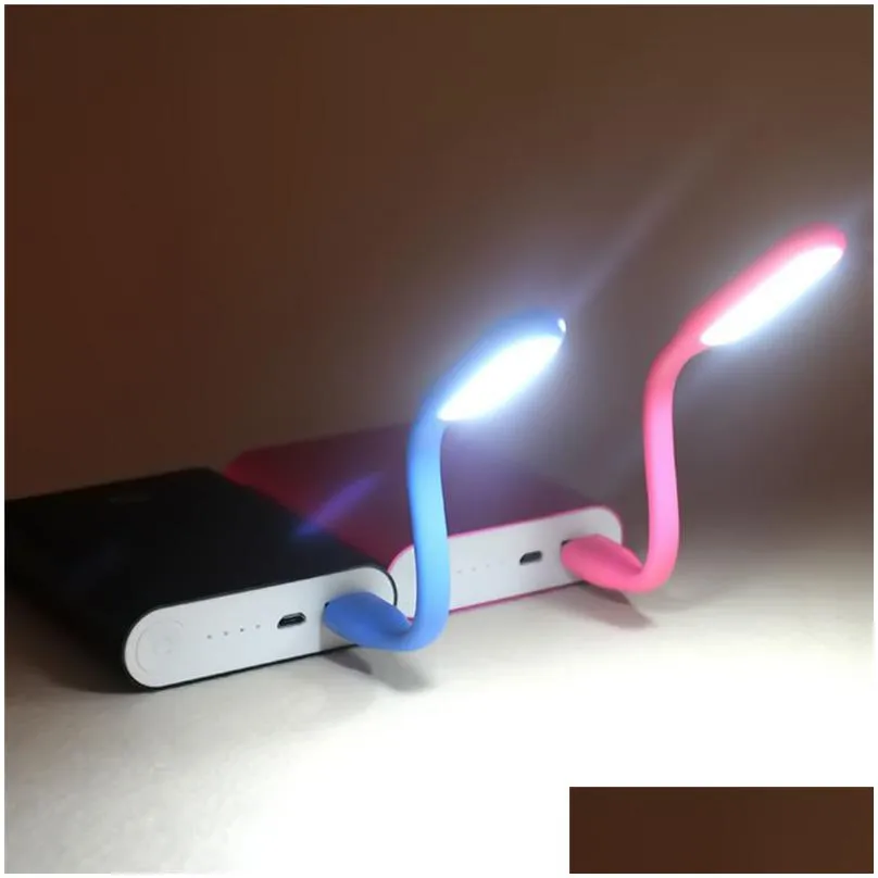 led light lamp mini portable usb 6leds super bright book light reading lamp adjust angle flexible lighting for mobile power laptop