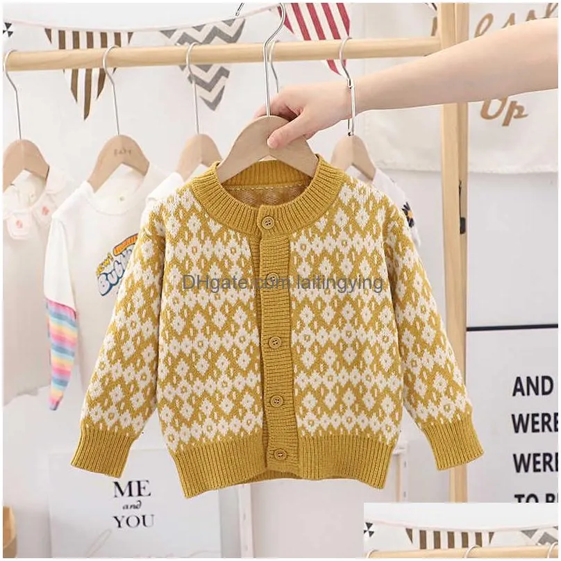  kids spring clothes baby boys girls cardigan autumn sweater top baby children clothing boys girls knitted cardigan sweater y1024