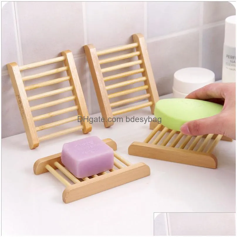 bamboo wood soap dish soap savers soaps holder for bathroom keep soap bars dry clean easy cleaning