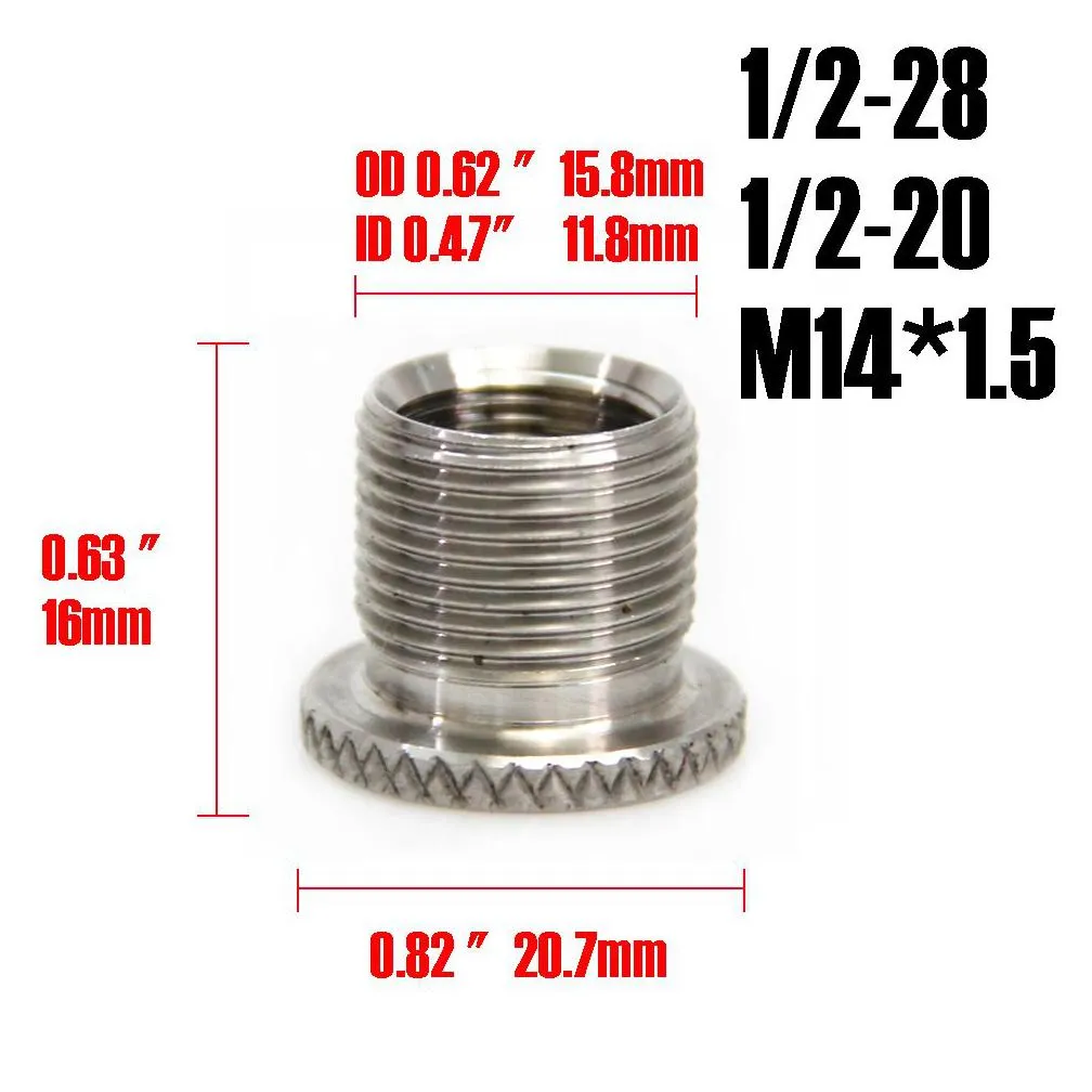 stainless steel filter thread adapter 1/2-28 to 5/8-24 m14x1.5 x1 ss solvent trap adapter for napa 4003 wix 24003