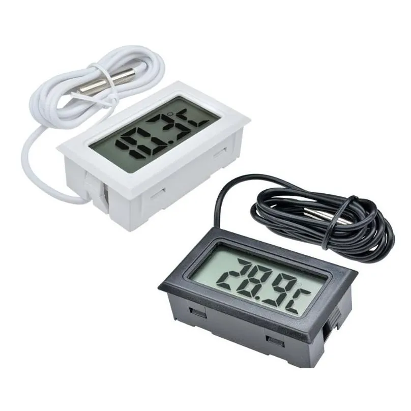 Temperature Instruments Wholesale Digital Lcd Thermometer Hygrometer Temperature Instruments Weather Station Diagnostic Tool Thermal R Dhcri