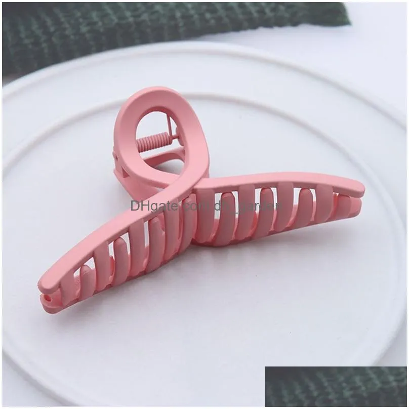 Cross Hair Claw Clip Large Barrette Crab Bath Ponytail Plastic Claw Clip for Women Hair Clips Headwear Hair Accessories