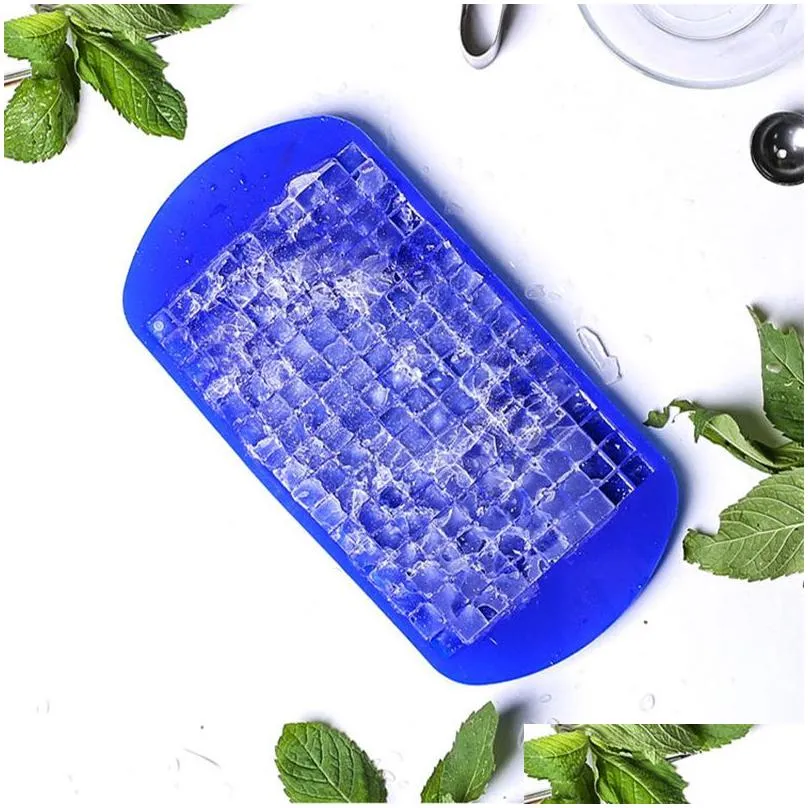 Bar Tools Sile Ice Cube Tray 160 Grids Square Summer Diy Fruit Maker Bar Cold Drink Mold Home Garden Kitchen, Dining Bar Barware Dhdhl
