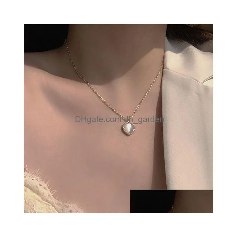 New Trendy Multilayer Heart Butterfly Necklace for Women Fashion Gold Silver Color Geometric Chain Collar Necklace Jewelry Gift