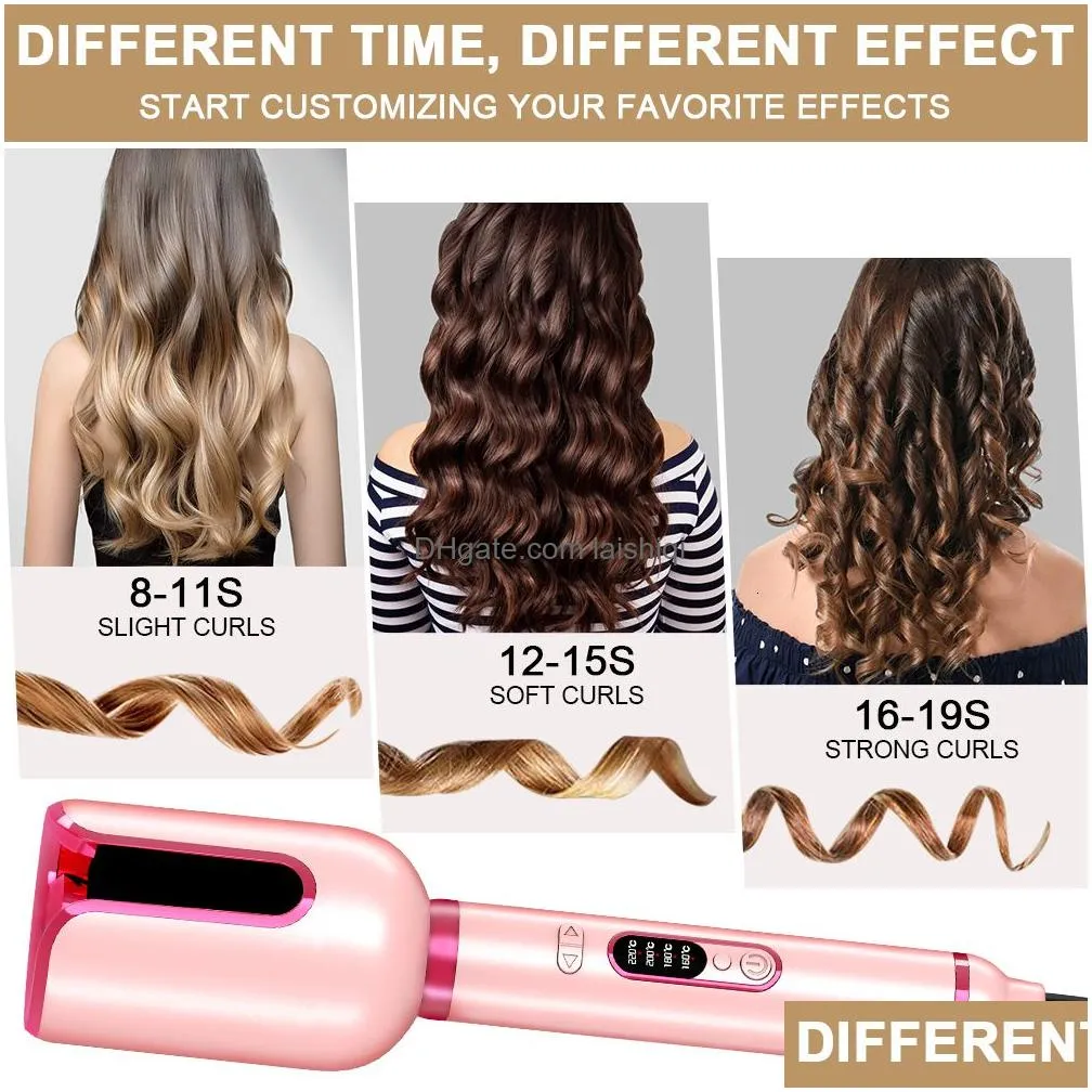 curling irons automatic hair curler auto wand rotating electric curlers krultang automatisch styling tool 230517