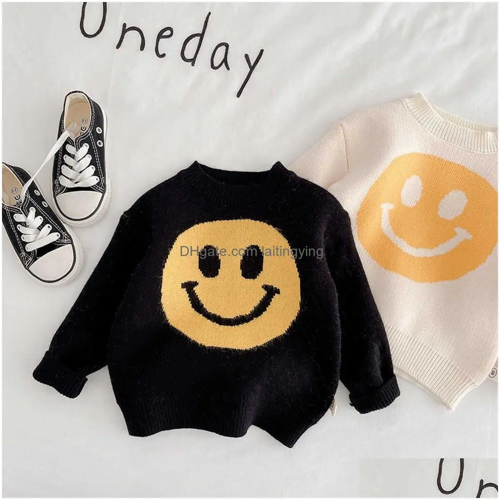 halilo toddler girl boy sweater knitted pullover unisex spring autumn kids long sleeve tops children clothing y1024