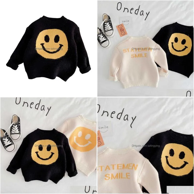 halilo toddler girl boy sweater knitted pullover unisex spring autumn kids long sleeve tops children clothing y1024