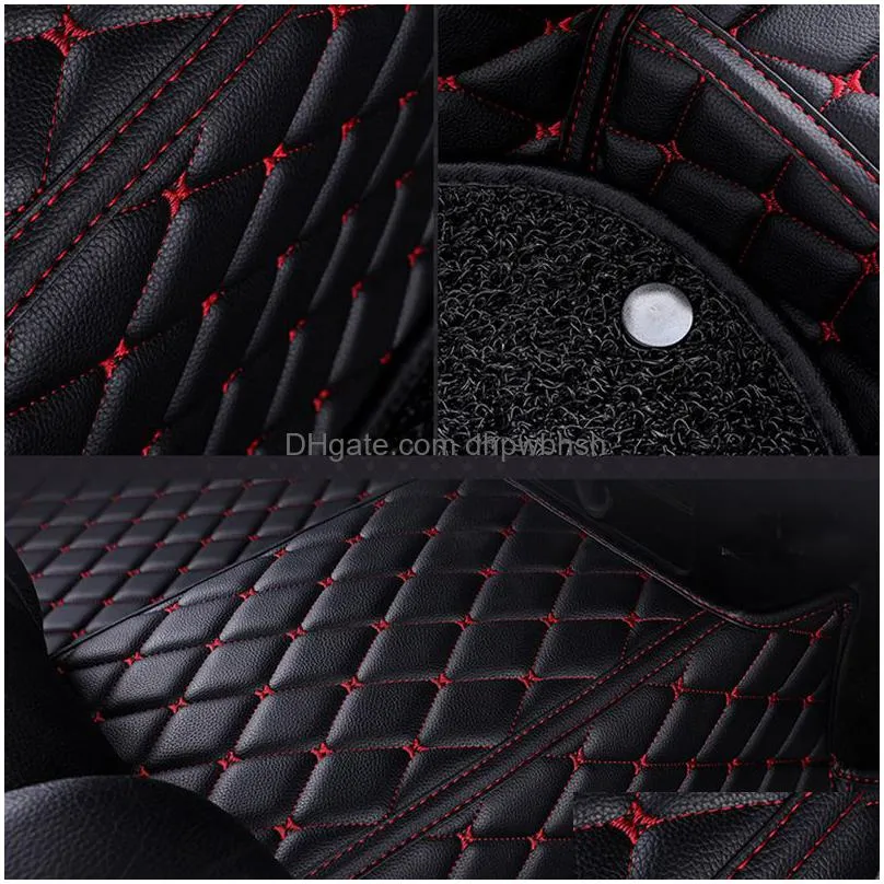 custom fit car floor mats for mercedes benz a c180/200 e260 w204 w205 w211 w212 w213 cla glc gle gl ml s class auto carpet protective floor accessories