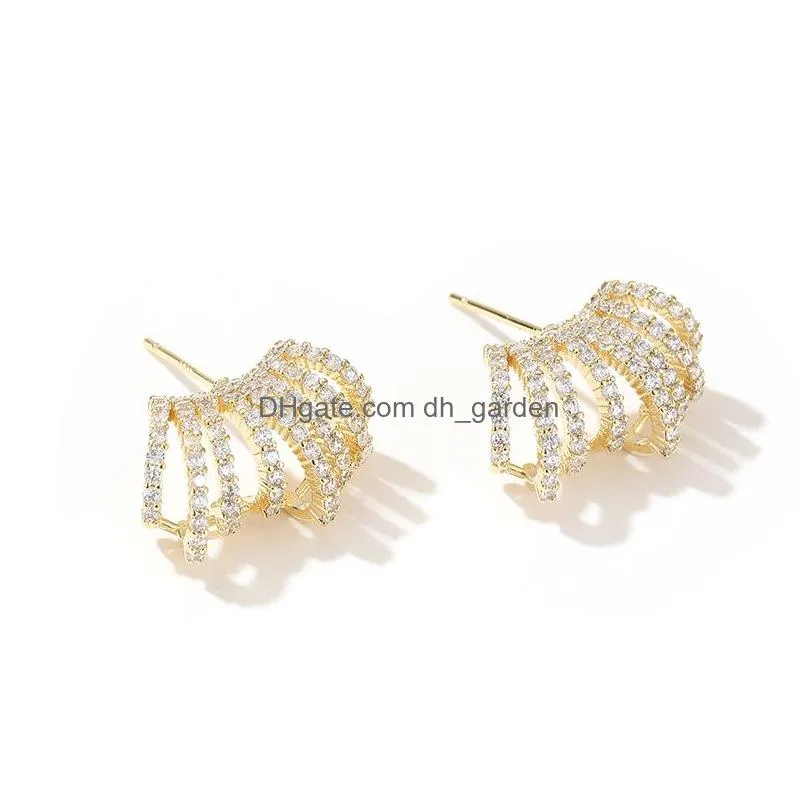 Zircon Small Earrings For Woman FashionJewelry Minimalist Party Unusual Earrings