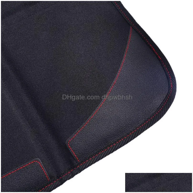 luxury leather car seat protector child or baby car seat cover easy clean seat protector safety anti slip universal black anti-skid