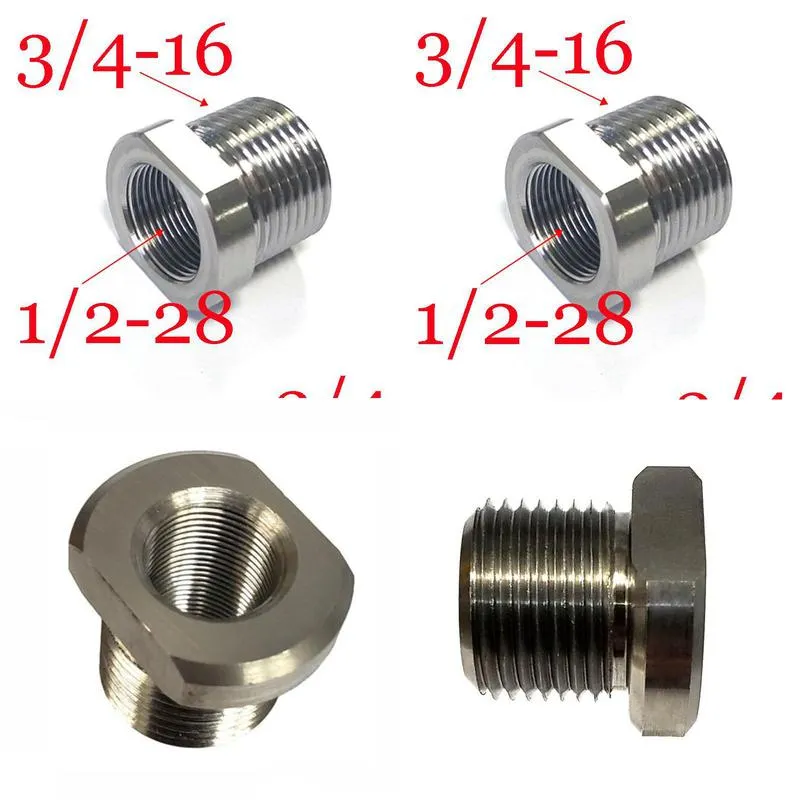 1/2-28 Female To 3/4-16 Male Fuel Filter Stainless Steel Thread Adapter For Napa 4003 Wix 24003 1/2X28 Soent Trap Converter Drop Deli Dht59