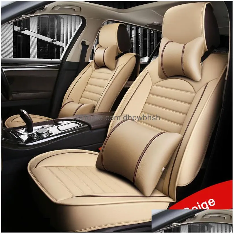 car seat covers for  c-hr rav4 prado corolla camry prius reiz wish crown waterproof protector auto accessories styling