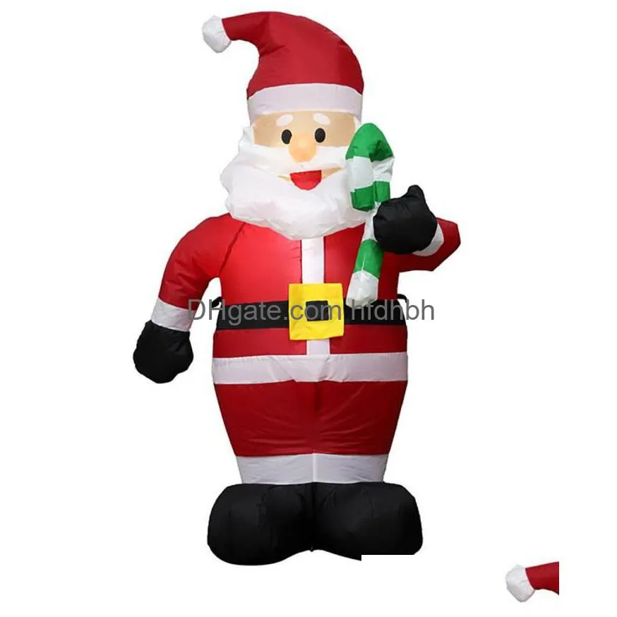 Novelty Lighting Santa Claus Gingerbread Man Christmas Inflatables Indoor And Outdoor Decoration With Led Lights Blow Up Lighted Yar Dhiuy