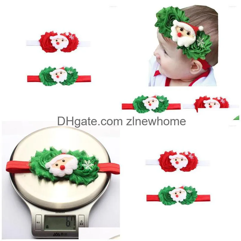 christmas decorations baby headband santa xmas hair band clasp headwear head hoop gift for child