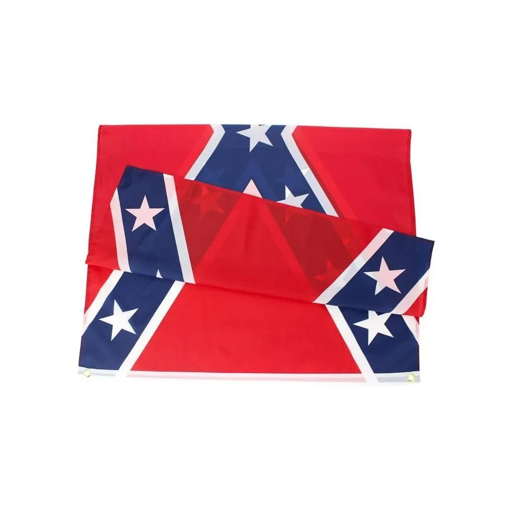 banner flags direct factory wholesale 3x5fts rebel confederate flag dixie south alliance civil war american historic 90x150cm drop d