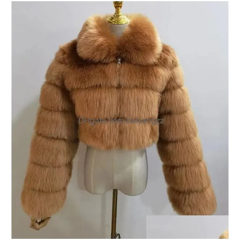 womens fur plus size big yards faux fur manufacturer fur coat mitation fox short asian size. 2-3 sizes larger than usual is